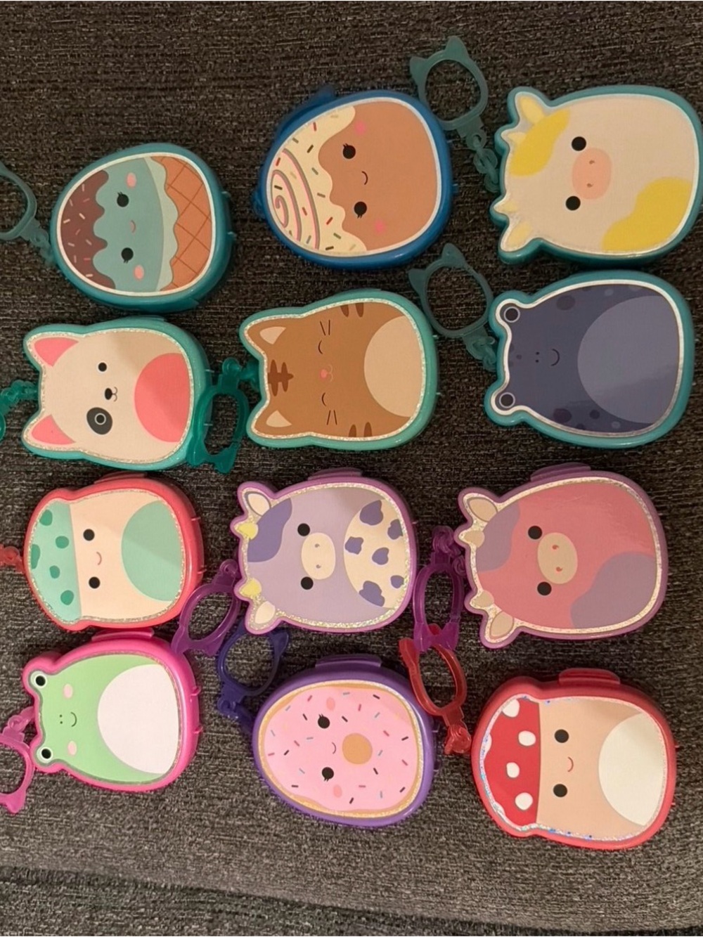 Cute Animal Kids Coin Pouch - Pink, Purple, Blue, Green Assorted